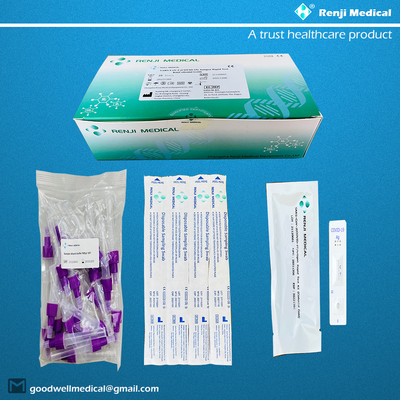 Kit Deteksi Antigen coronavirus yang cepat dan aman, Kit Uji Antigen Saliva (Emas Koloid)