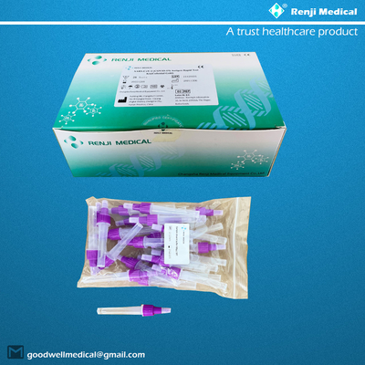 COVID-19 Antigen Nasal Swab Test Kit (Coloidal Gold) CE Ditandai Kit uji sekali pakai