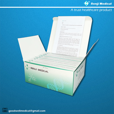 Kit Uji Antigen Air Liur OEM ODM aman Sertifikasi CE SGS YBTC