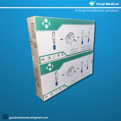 Renji Medical Home Rapid Antigen Test Kit dengan Nasal Swab Sertifikasi ISO13485