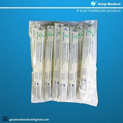 Swab Berkelompok Nilon Steril yang disegel secara individual dengan poros plastik yang dapat pecah