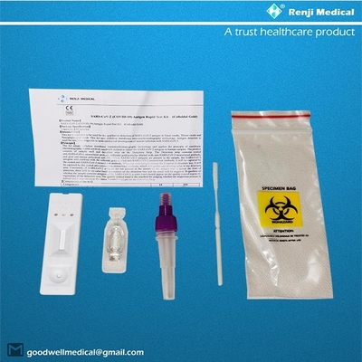 Renji Rapid SARS-COV-2(COVID 19)Antigen Rapid Test Kit (Koloid Emas)
