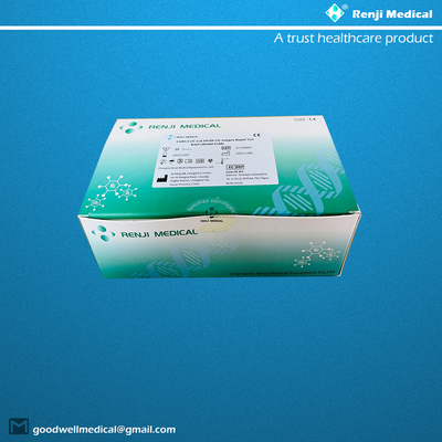 Kit Deteksi Antigen coronavirus yang cepat dan aman, Kit Uji Antigen Saliva (Emas Koloid)