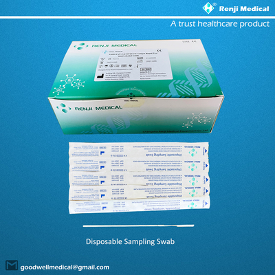 COVID-19 Antigen Nasal Swab Test Kit (Coloidal Gold) CE Ditandai Kit uji sekali pakai