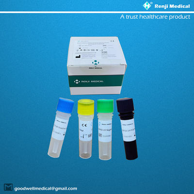 Novel Coronavirus COVID-19 Kit Pengujian Asam Nukleat CE Kualitatif Rt Pcr Test