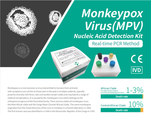 Virus Monkeypox(MPV) Kit Deteksi Asam Nukleat Kit Rumah Tes Cepat Kit PCR Waktu Nyata