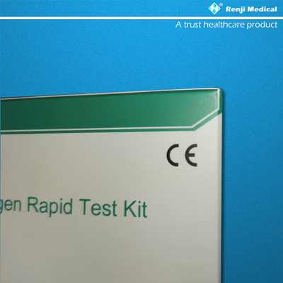 Kit Pengujian Cepat Antigen bersertifikat CE SGS, Kit Uji Covid 19 Ag Profesional