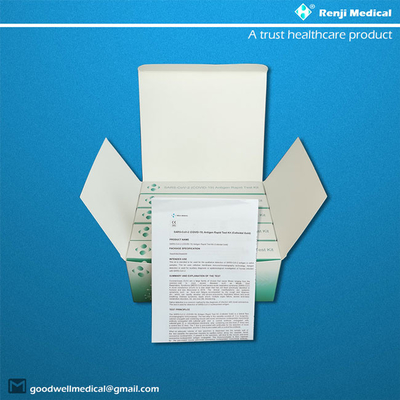 Kit Pengujian COVID 19 Cepat Negatif Positif 10-15 Menit Untuk Hasil