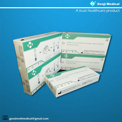 immunoassays Kit Pengujian COVID 19 Cepat, CE 15 menit Kit Pengujian Covid Cepat