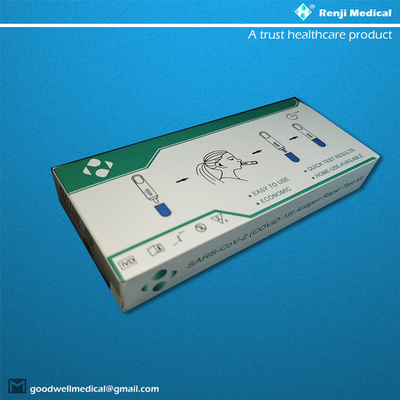 Kit Pengujian Cepat Antigen bersertifikat CE SGS, Kit Uji Covid 19 Ag Profesional