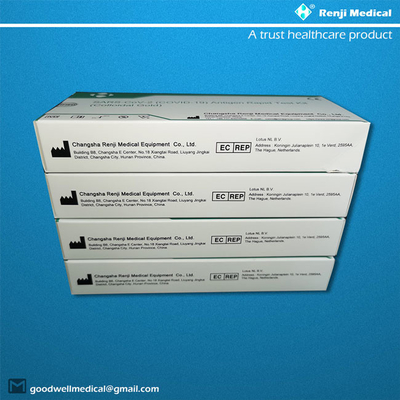 Kit Pengujian Cepat Antigen Emas Koloid, Kit Uji Nasal Swab Sars-Cov-2 Ag