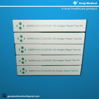 Kit Pengujian COVID 19 Cepat Negatif Positif 10-15 Menit Untuk Hasil