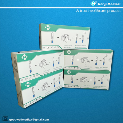 Kit Pengujian COVID 19 Cepat Negatif Positif 10-15 Menit Untuk Hasil