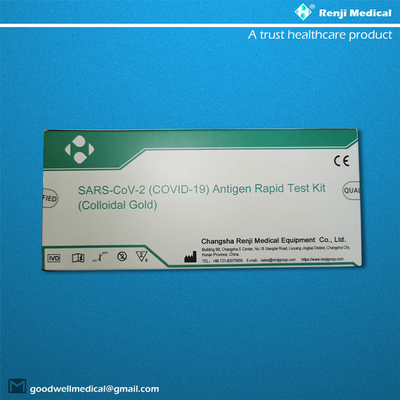 immunoassays Kit Pengujian COVID 19 Cepat, CE 15 menit Kit Pengujian Covid Cepat