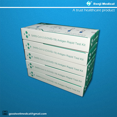 immunoassays Kit Pengujian COVID 19 Cepat, CE 15 menit Kit Pengujian Covid Cepat