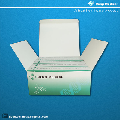 OEM ODM Antigen Rapid Testing Kit 5 Kotak Pengemasan Sertifikasi YBTC