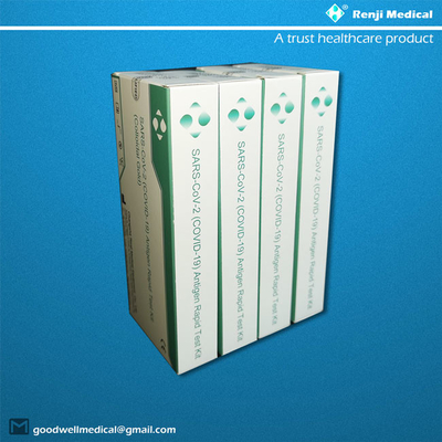 Renji Medical Home Rapid Antigen Test Kit dengan Nasal Swab Sertifikasi ISO13485