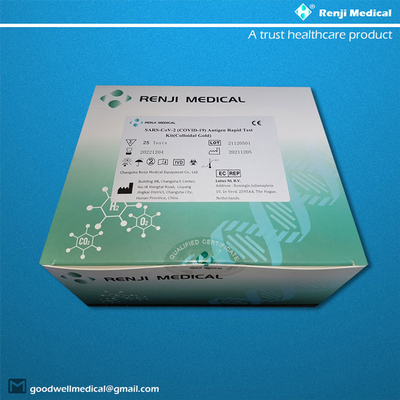 OEM ODM Antigen Rapid Testing Kit 5 Kotak Pengemasan Sertifikasi YBTC