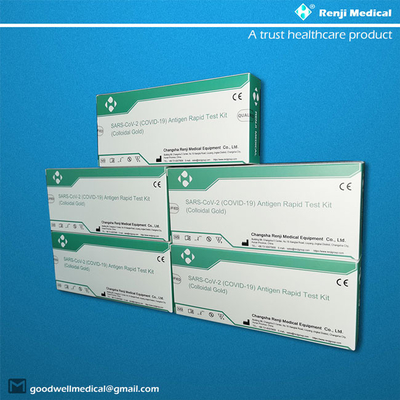 OEM ODM Antigen Rapid Testing Kit 5 Kotak Pengemasan Sertifikasi YBTC