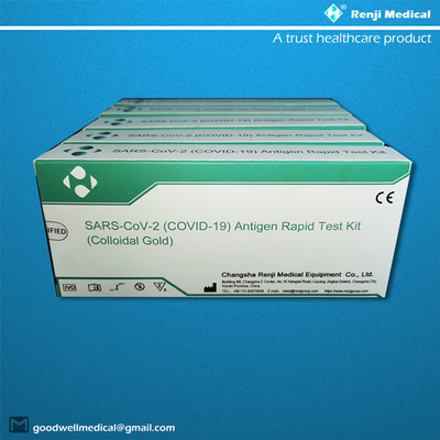 Renji Medical Rapid Antigen Self Test Kit Sertifikasi SGS ISO13485