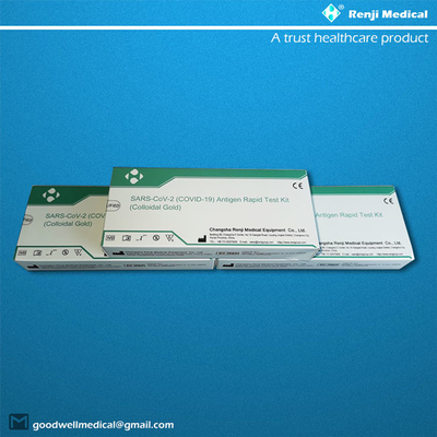 Kit Pengujian Cepat Antigen SARS-CoV-2, Kit Deteksi Covid Koloid Emas
