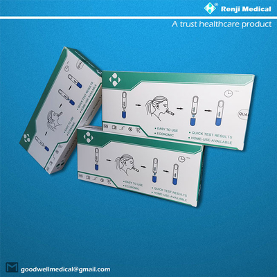 Kit Uji Antigen Air Liur OEM ODM aman Sertifikasi CE SGS YBTC