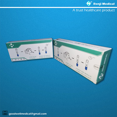 Renji coronavirus IgM IgG Antibody Rapid Test Kit 15 menit untuk Hasil
