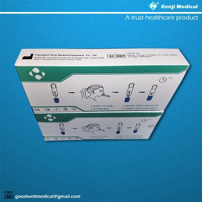 Kit Uji Cepat Ag Rumah Tangga Dengan Sertifikasi ISO13485 Nasopharyngeal Swab
