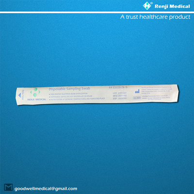 Nylon Flocked Viral Sampling Swab ETO disterilkan untuk pengumpulan sampel