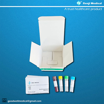 50 tes / kit Kit Pengujian Asam Nukleat, Kit Deteksi Coronavirus Sertifikasi CE