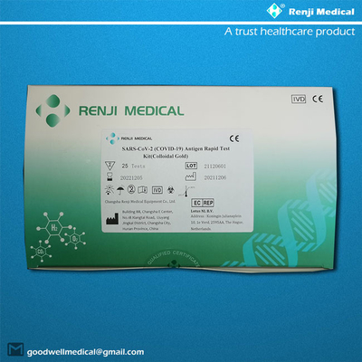 Kit Deteksi Antigen coronavirus, Kit Uji Antigen Air Liur SGS ISO13485