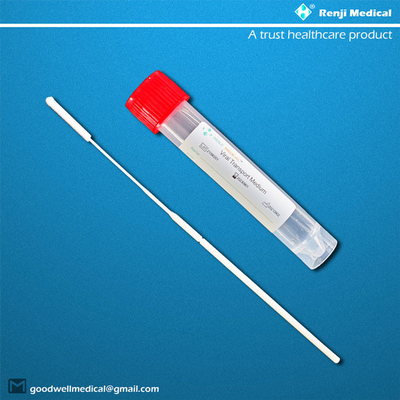 VTM Disposable Virus Sampling Tube Kit Standar GMP CE Disetujui