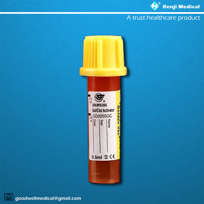 Tabung Pengumpul Darah Mikro PP 0.25ml/0.5ml untuk bayi baru lahir