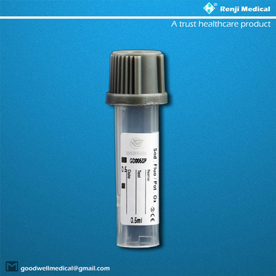 Tabung Pengumpul Darah Mikro PP 0.25ml/0.5ml untuk bayi baru lahir