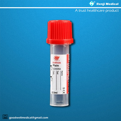 Tabung Pengumpul Darah Mikro PP 0.25ml/0.5ml untuk bayi baru lahir