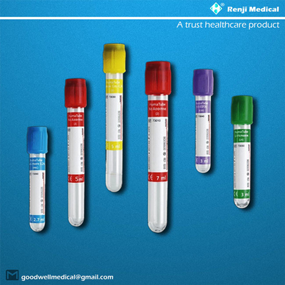 PT Disposable Vacuum Blood Collection Tube PET / Bahan Kaca