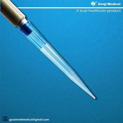 Ujung Pipet Polipropilena Pp steril bahan fleksibel untuk pengeluaran tip pemuatan yang mudah
