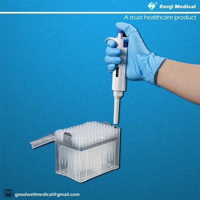 Ujung Pipet Steril Akurasi Tinggi Kompatibel Dengan GILSON Biohit