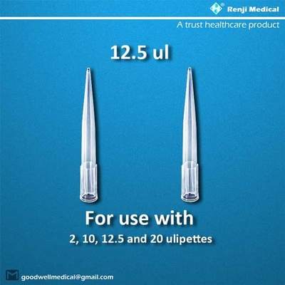 Tip Pipet Steril Renji Sertifikasi CE Bahan Polypropylene