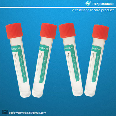 Tabung Pengumpul Spesimen SARS COV-2, Kit Uji Vtm CE disetujui